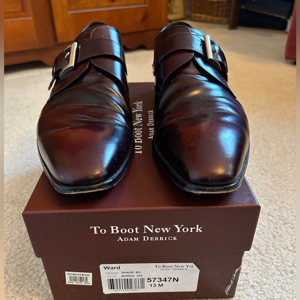 To Boot New York - Single by Monk Strap Dress Shoes in Size 13 Gently Worn